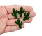 Tiny Cactus Charms, 4 pieces, Cute Laser-Cut Acrylic Plants, Adorabilities